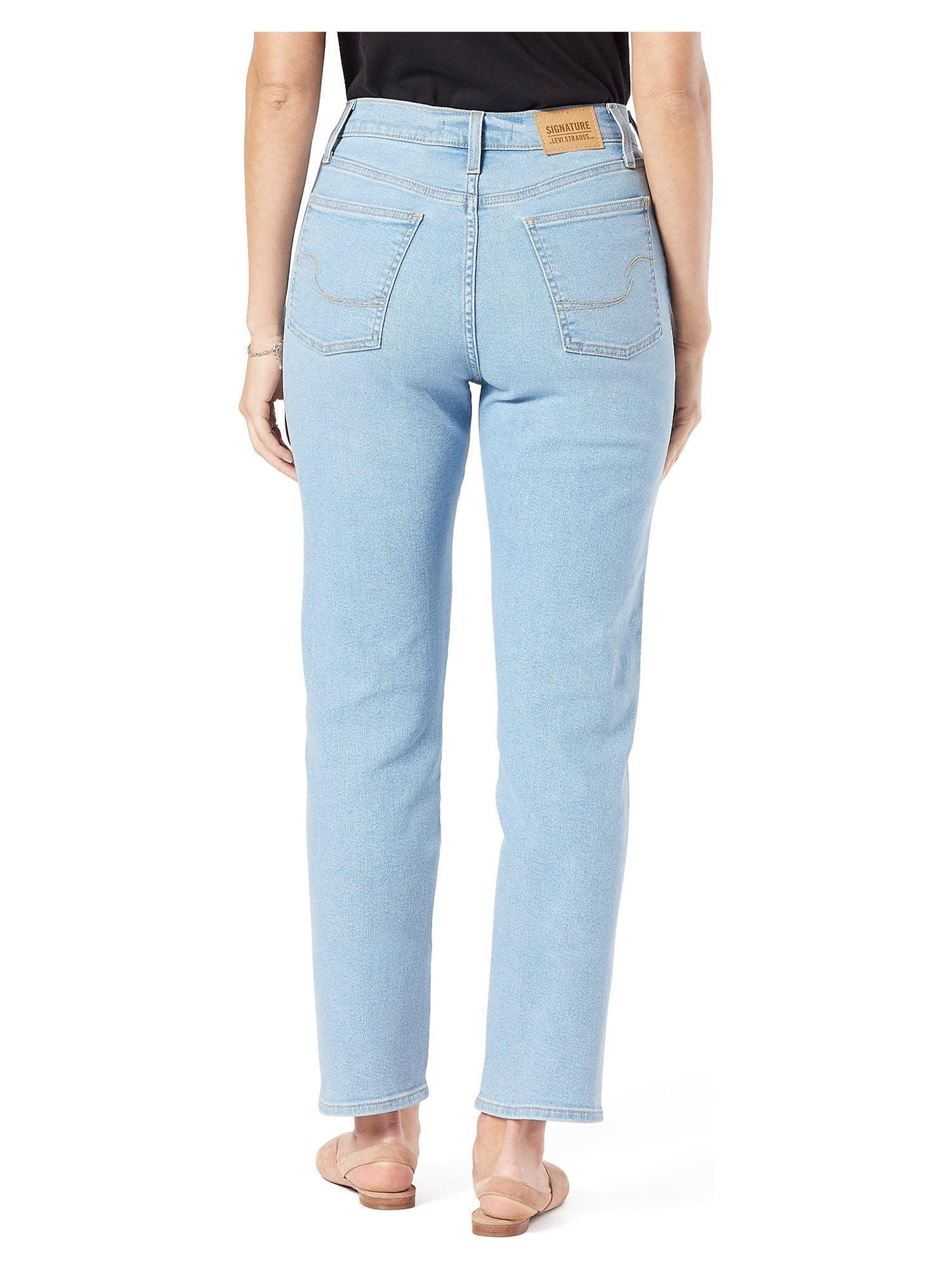 Levi Strauss Signature Women's Heritage High-Rise Straight Jeans