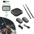 thumbnail image 3 of Virtual Electronic Drum Set, Electric Drumsticks Drum Set, Drum with Drumsticks,Pedals,Bluetooth and 8 Sounds,Electric Tabletop D-rum S-et Machine for Beginners Adults1, 3 of 9