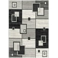 thumbnail image 2 of eRug Outlet Montage Collection Modern Abstract Area Rug Large (8x11 feet) - 7'9" x 10'9", Grey, 2 of 6