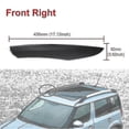 thumbnail image 4 of For Skoda Yeti Suv Front Rear Roof Rack Rail End Bar Cover Cap Shell Protection Black-In stock, 4 of 5