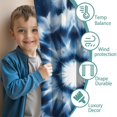 thumbnail image 3 of Blackout Kids Curtains,Blue Tie Dye Mandala Pattern Childrens Insulated Curtains Set Of 2,Bedroom Essentials,Toddler Room Decor 42"x84", 3 of 5