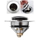 thumbnail image 4 of Colador de drenaje antirrebote universal Gloria para lavabo de Acero inoxidable 42 a 45 mm Plata Lavar el drenaje de rebote, 4 of 8