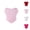 Pink, variant on Glitter Corset Tops for Women Breathable Mesh Going out Strapless Bustier Crop Top