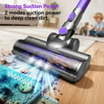 thumbnail image 5 of Devoac Cordless Vacuum Cleaner, 60mins 4000mAh 30000pa 300W Lightweight Brushless Vacuum Cleaners, 6 in 1 Powerful Handheld Vacuum for Home Pet Hair Carpet Floor, 5 of 11