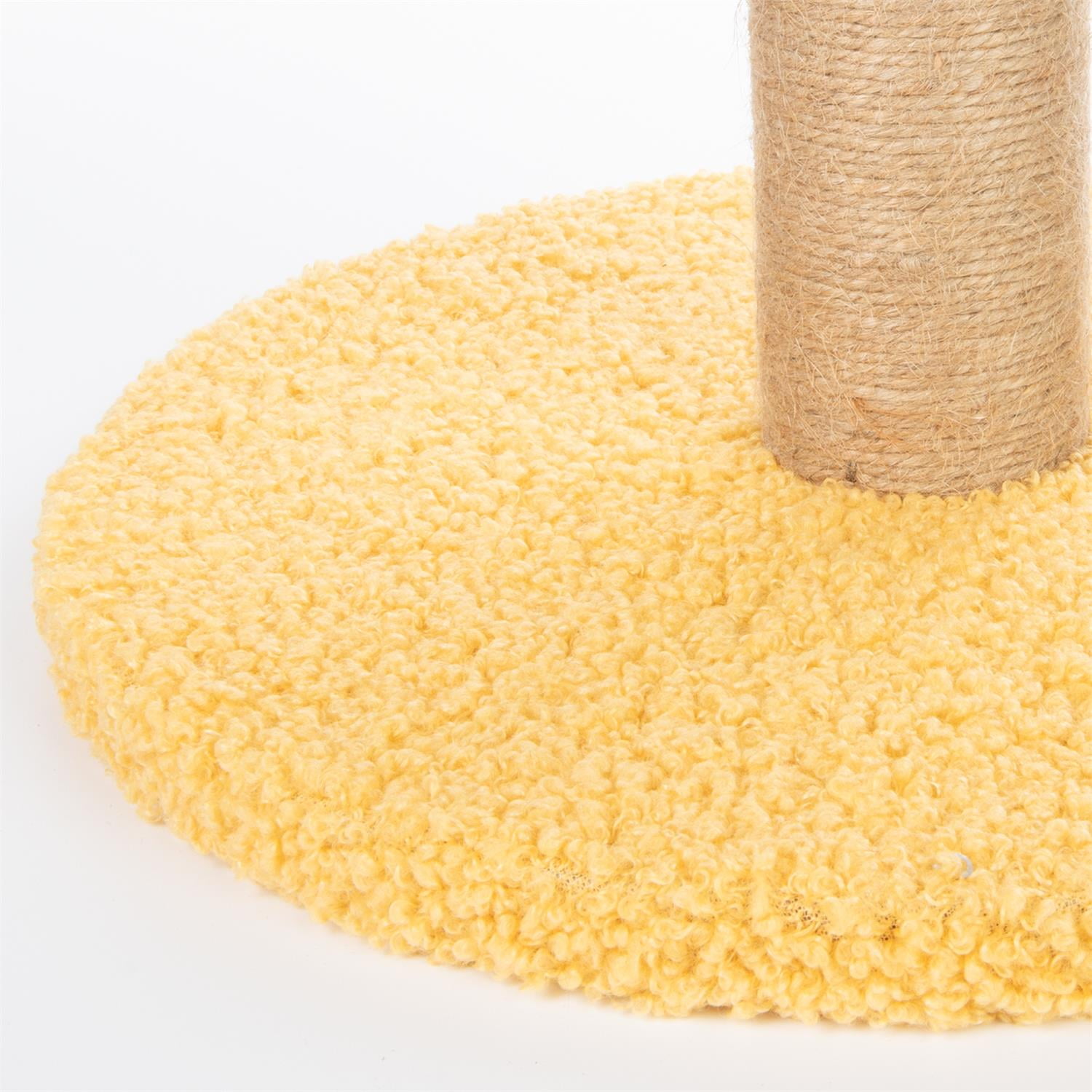Pefilos 23" Cat Scratching Post, Small Cat Scratcher Tree for Indoor Cats with Removable Flower Cat Bed, Cat Tree Tower with Spring Ball, Red Pefilos 23" Cat Scratching Post, Small Cat Scratcher Tree for Indoor Cats with Removable Flower Cat Bed, Cat Tree Tower with Spring Ball, Red