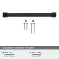 thumbnail image 4 of Amerock Farewind 7-9/16 inch (192mm) Center-to-Center Matte Black Cabinet Pull, 4 of 6