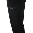 thumbnail image 6 of Members Only Men's Premium Drawstring Jogger Cargo Scrub Pants with 11 Pockets - Black - L, 6 of 6