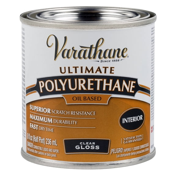 20-Pack of 1/2 pt Rust-Oleum 9061H Clear Varathane Oil-Based Interior Ultimate Polyurethane, Gloss
