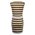 thumbnail image 5 of IROINNID Bodycon Dress For Women Sleeveless Round Neckline Casual Bandage Stripe Loose Vest Sling Dress Regular Stripes Dress, 5 of 6