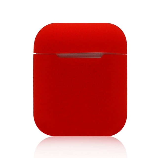 spellwife Silicone Bluetooth Wireless Earphone Case Shockproof Charging Box Protective Cover Replacement for Airpods