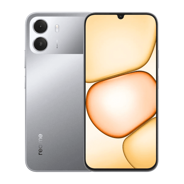 Realme P4 Lite 4GB RAM 256GB ROM IP54 Pantalla 6.8" 120Hz Batería 6600mAh, Cámara 13MP Teléfono, Gris