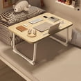 thumbnail image 2 of CNKOO Foldable Bedside Breakfast Tray With Card Slot And Cup Bracket Multifunctional Snack Table Suitable For Dining Sofa Watch Movie And Work Sturdy And Stable, 2 of 7