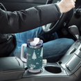 thumbnail image 7 of Deers Pines Trees Snow 40 oz Tumbler with Handle Insulated&nbsp;Travel Mug&nbsp;Lid Straw Leak Proof Steel Vacuum Water Bottles Glasses Fits in Car Cup Holder, 7 of 7