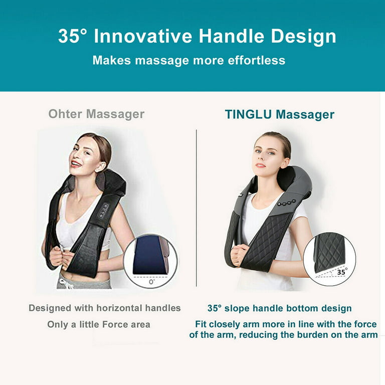 mory Neck Massager with Heat, Heated Electric Neck Massager Pillow for Pain  Relief Deep Tissue,4D Re…See more mory Neck Massager with Heat, Heated