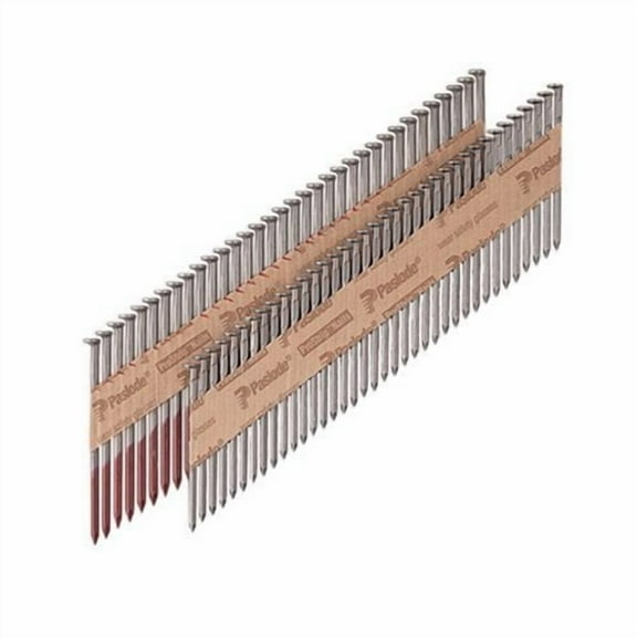 Paslode 650026 Round Head 1-1/2-Inch by .148-Inch, 30 Degree Paper Collated Heat Treated Positive Placement Nail 3,000 per Box