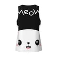 thumbnail image 6 of Sigee Cat Meow for Men's Workout Tank Top, Athletic Gym Sleeveless Shirt - Quick Dry, Lightweight, Breathable XX-Large, 6 of 9