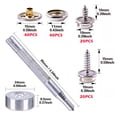thumbnail image 4 of 120 Pcs/kit Vis de Fixation en Acier Inoxydable pour Bateau en Cuivre, Boutons-Pression en Toile, Accessoires de Vis de Fixation en Cuivre avec Boîte de Rangement, 4 of 5