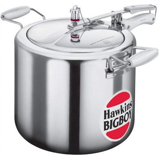 Hawkins 5.0 Litre Whistling Pressure Cooker, Stainless Steel