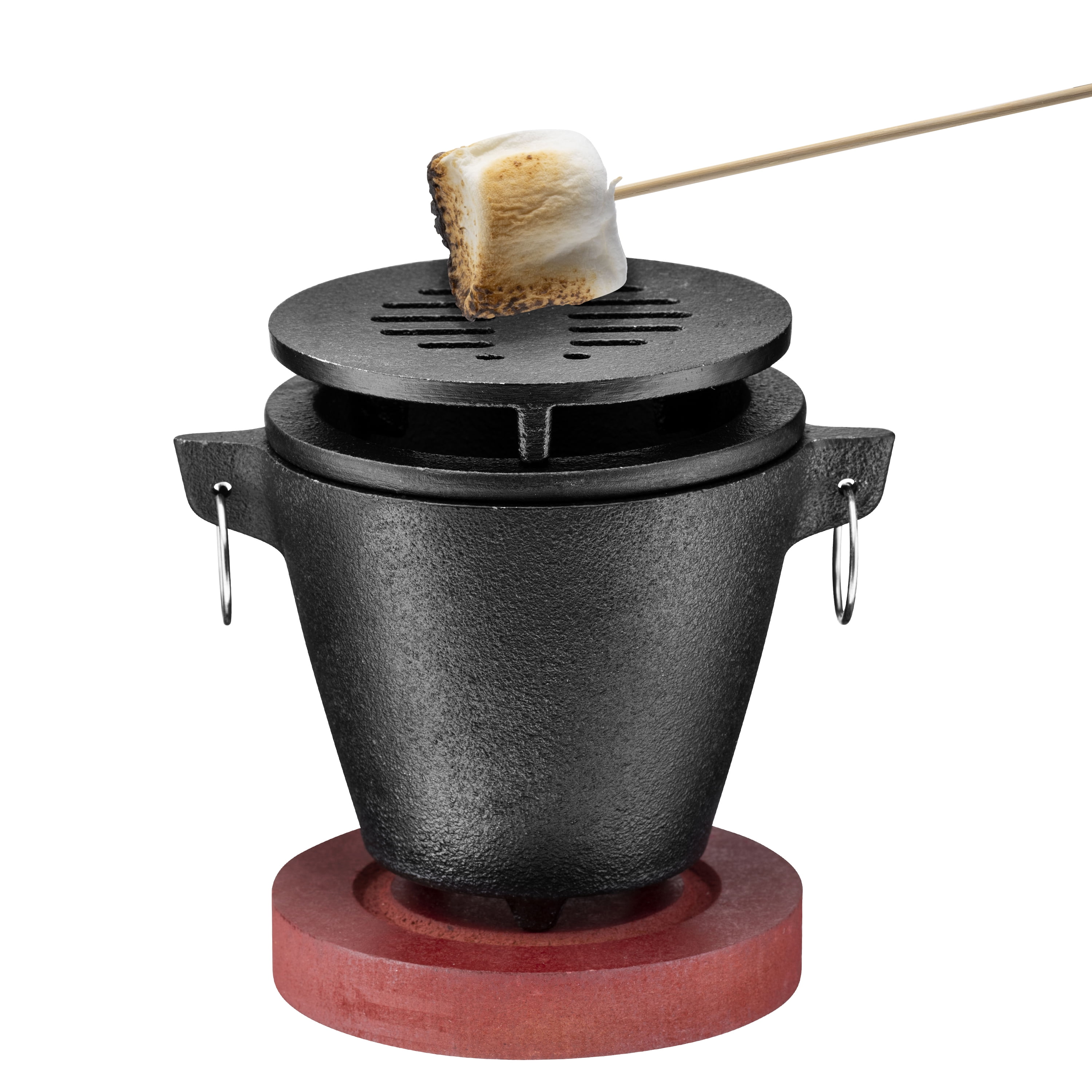 Tiger Chef Smores Kit Marshmallow Roasting Set Includes Hibachi Grill