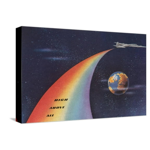 Art.com High Above All Stretched Canvas Print Wall Art, 18" x 12"