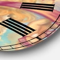 thumbnail image 3 of Designart Oversized Multicolor Analog Round Modern Wall Clocks, CLM25721-C23, 3 of 3