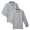 Grey Heather, variant on Toddler Boys School Uniform Long Sleeve Pique Polo Shirt, 2-Pack, Sizes 2T - 5T