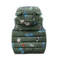 thumbnail image 2 of Hicidod Baby Puffer Vest Cute Bear Ears Hooded Toddler Down Coat Winter Lightweight Sleeveless Zipper Up Warm Puffy Jacket, 2 of 3