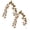 Grey-2pc, variant on 6FT Mini Monstera Fall Garland, Greyish White Turtle Leaf Vine, UV Resistant Waterproof Flexible DIY Decor for Mantel Porch Patio Garden Thanksgiving Party