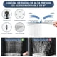 thumbnail image 3 of Regaderas para Baño de Lluvia de Alta Presión de 8 "/ ducha de 5 Modos Rociado mano, con brazo de extensión de 11 '', cabezal de ducha ajustable con soporte, manguera de 1,5 m (Cromo), 3 of 7