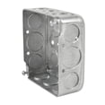 thumbnail image 2 of Caja Electrica Cuadrada Itsa 4X4 Galvanizada 1/2" 3/4", 2 of 3