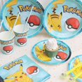 thumbnail image 5 of Birthday Decorations Tableware Plates Napkins Balloons Bag Card Backdrop Kids Pikachu Happy birthday Decor Supplies, 5 of 5