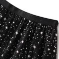 thumbnail image 3 of Wdgfv Women's Tulle Skirts High Low Layered Puffy Fairy Skirts A-line Midi Skirt Irregular Tutu Skirt Black M, 3 of 6