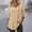 Beige, variant on Kilaqueen Open-Front Long Sleeve Shirts for Women V Neck Solid Color Tunic Tops, Button Blouses for Women Dressy Casual Soft Comfy Fall Outfits