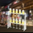 thumbnail image 6 of deevoka Champagne Glass Holder Stand 2 Tier Champagne Stand for Bar Party Decoration, 6 of 9