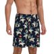 thumbnail image 2 of Balery Cartoon Sharks Pantalones cortos de pijama de punto de algodón para hombre con cinturilla y bolsillos-3X-Large, 2 of 6