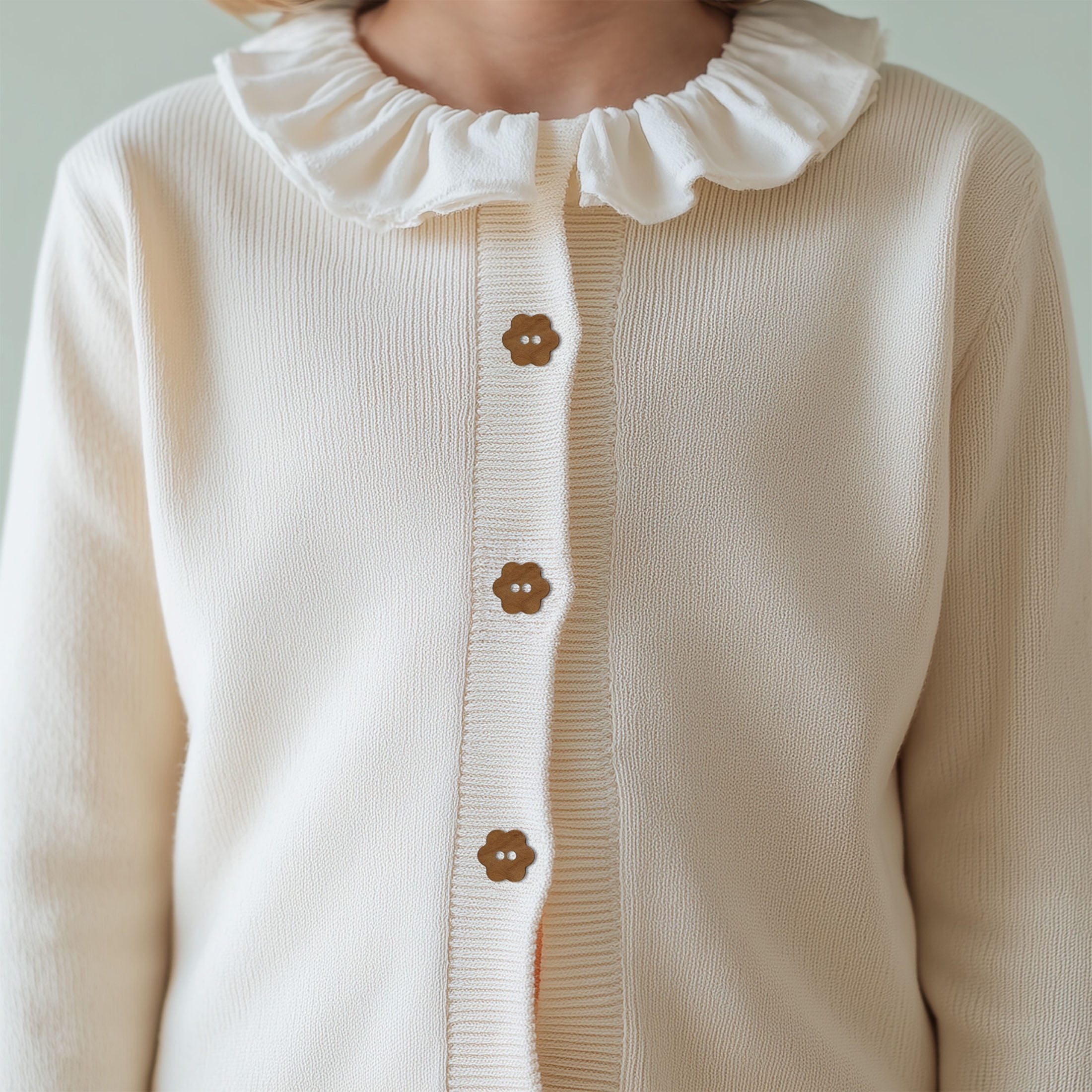 LA VOGUE Buttons, Natural Material - 2 pieces, 22mm (7/8in)