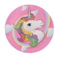 thumbnail image 3 of 10 Piezas Vajilla Desechable de Fiesta de Cumpleaños Unicornio Mágico Festival Sunnimix Plato de papel desechable de unicornio, 3 of 6