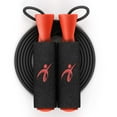 thumbnail image 4 of Fitness Factor Adjustable Skipping Jump Rope Tangle Free with Carrying Pouch Red, 4 of 10