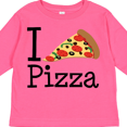 thumbnail image 4 of Inktastic I Heart Pizza Boys or Girls Long Sleeve Toddler T-Shirt, 4 of 5