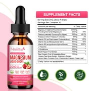 Magnesium Glycinate Liquid Drop, for Relaxation, Muscle & Sleep Support, 2 fl oz