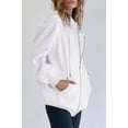 thumbnail image 2 of Lady cute hoodie teen girl fall jacket oversized sweatshirt casual drawstring clothes zipper Y2k hoodie with pockets, 2 of 6