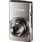 Canon PowerShot ELPH 360 HS A Digital Camera (Silver) | 20.2MP CMOS Sensor, 12x Optical Zoom & Built-In Wi-Fi | Compact Point-and-Shoot for Travel & Everyday Photography + 64GB Card + Bag + More