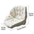 thumbnail image 2 of Anckoeil Integrated Seat Cushion with Surround Backrest, Soft Breathable Chair Pad for Office, Home & Sofa Use, 2 of 5