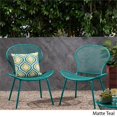 thumbnail image 4 of Noble House Nevada Fauteuil Club en Fer d'Extérieur en Bleu Mat (Ensemble de 2), 4 of 13