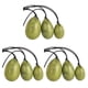 thumbnail image 3 of Seitruly 3 piezas de piedra para ejercicios de reparación de músculos del suelo pélvico huevos de cuarzo rosa naturales para mujeres Type1 NO1, 3 of 6