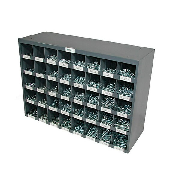 Stainless steel bolt bin (3800 pieces)