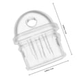 thumbnail image 2 of unbranded 10Ud Tapones Transparentes Para De Carga Tipo C Con Material PVC Resistente, 2 of 8