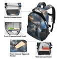 thumbnail image 5 of JIALIOU 14" Laptop Backpack Waterproof Airline Approved Stylish Casual Daypack for Travel Business College Work, Beautiful Nebulae, 5 of 8