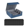 thumbnail image 4 of Contenedor de caja de baraja de cartas coleccionables, caja de naipes coleccionable duradera de cuero de PU Gris CUTICAT Estuche para baraja de cartas coleccionables, 4 of 8