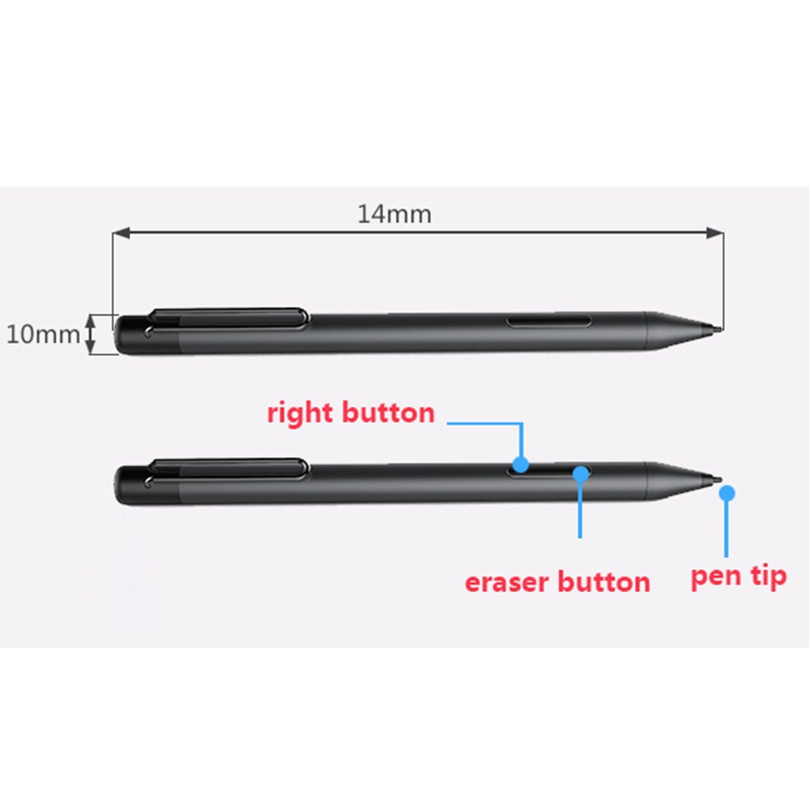 Laptop Surface Smart Stylus Pen for Microsoft Surface 3 Pro 6,5,4,3 Go Book